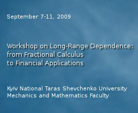 Workshop on Long-Range Dependence